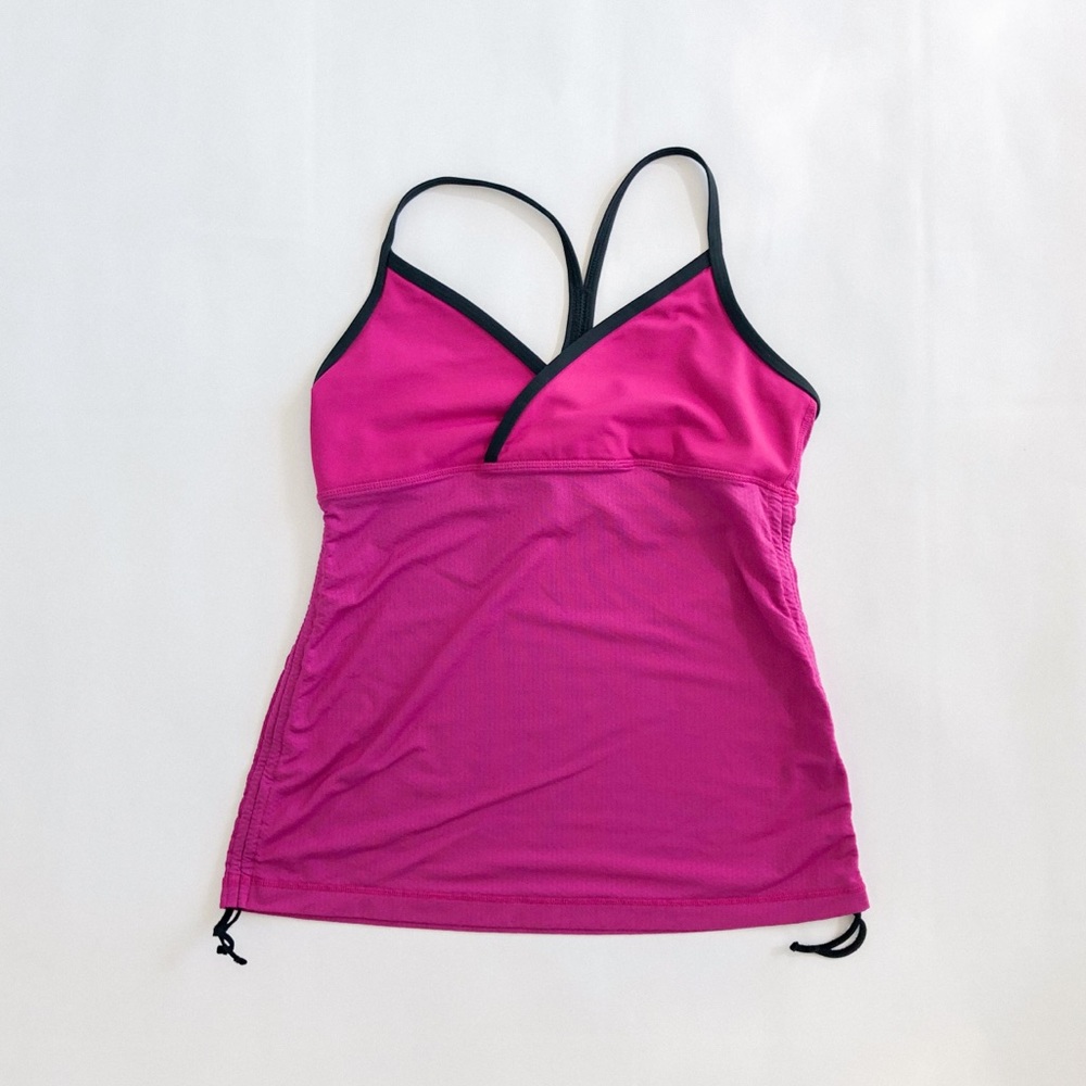 Lululemon Sequence Racerback Tank Cinch Sides